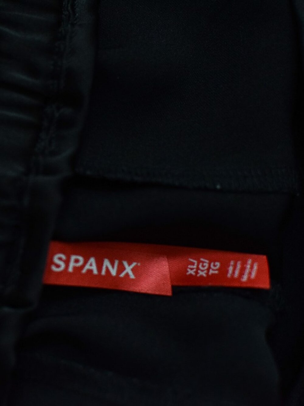 Spanx The Perfect Pant Satin Joggers Tapered High Rise Black Size XL Work Lounge - Picture 7 of 9